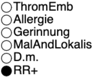 Zusätzliche Diagnosemarker